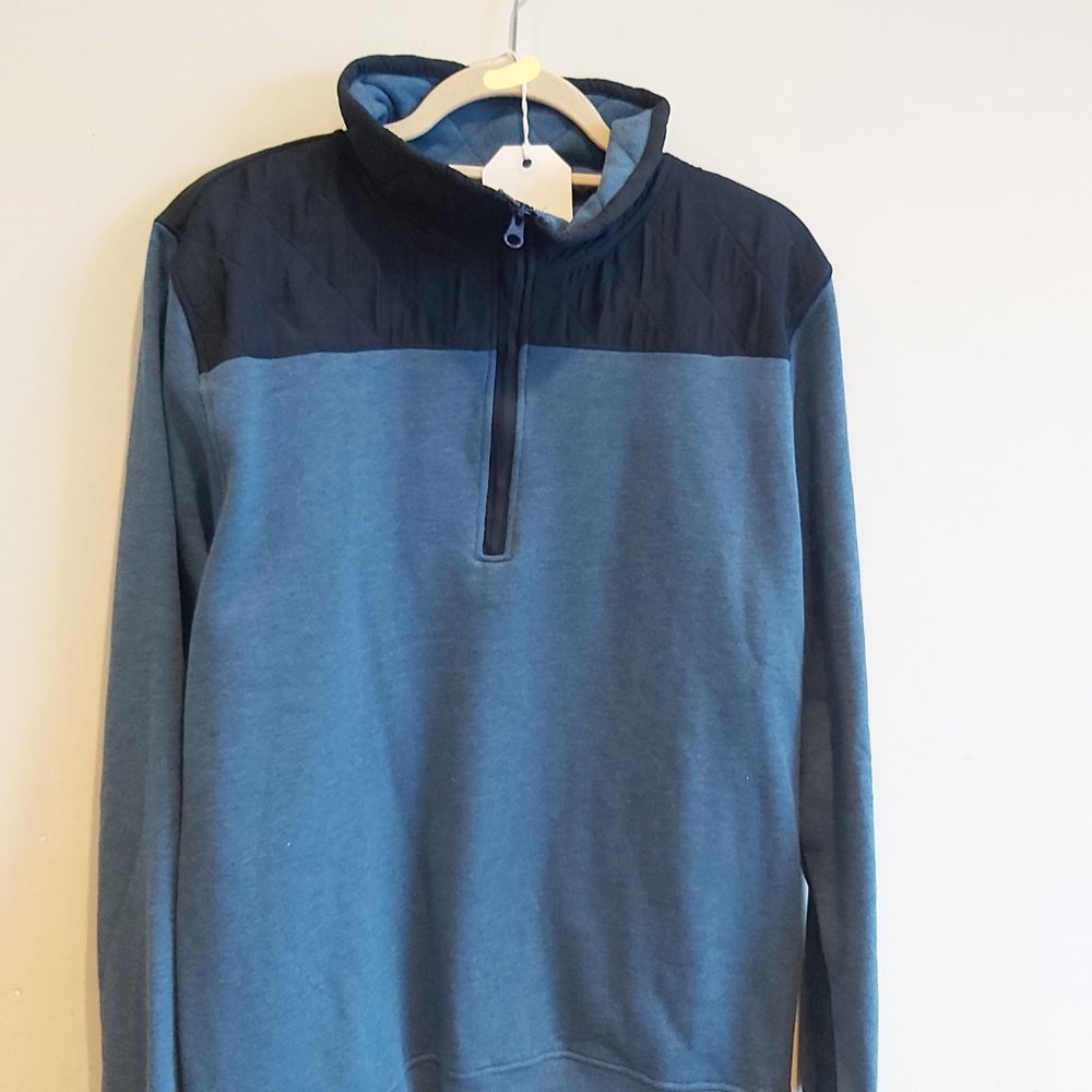 Blue 2 tone sweater - Picture 3 of 3